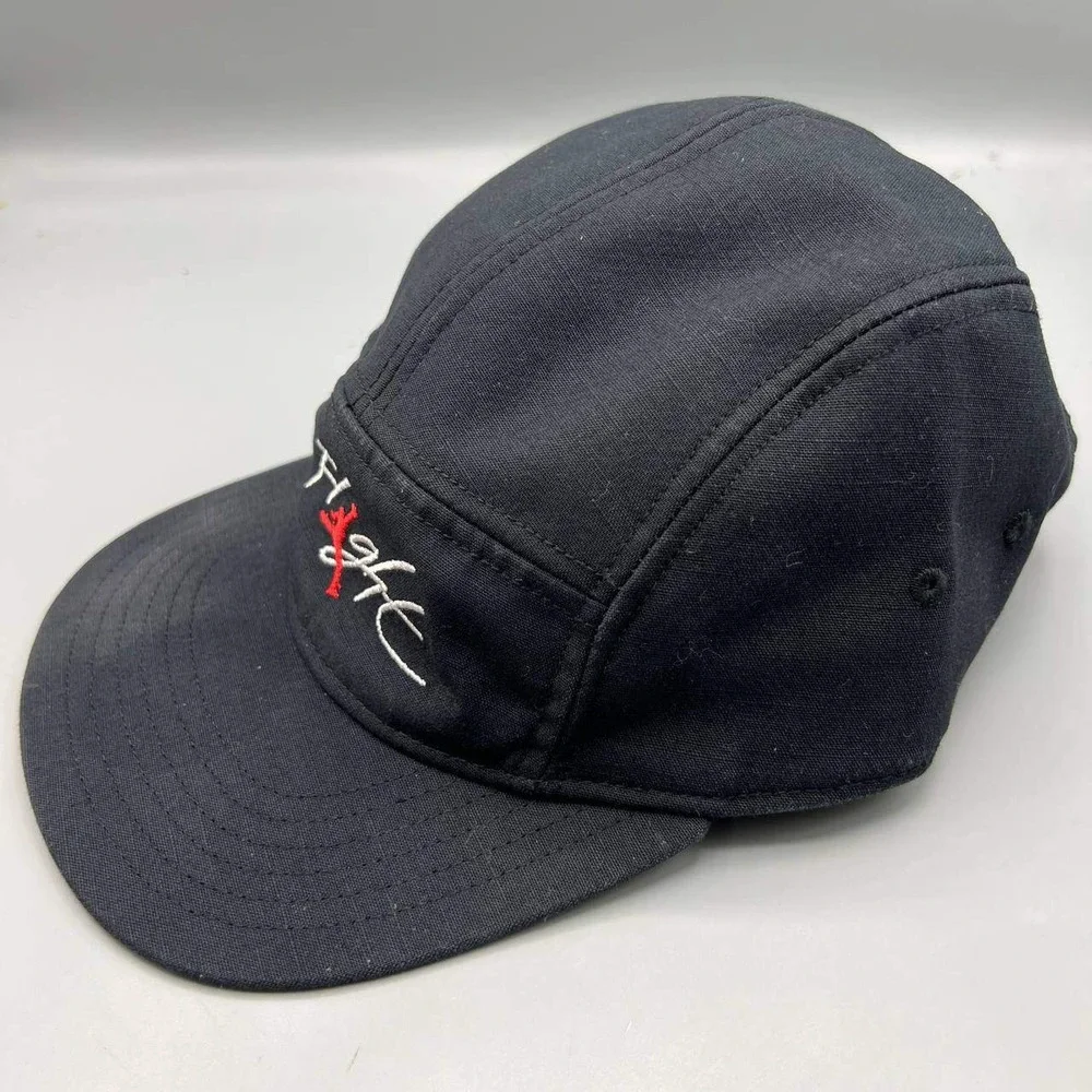 Air Jordan Flight 5 Panel Hat Men Black Jumpman‎ Strap Back Cap